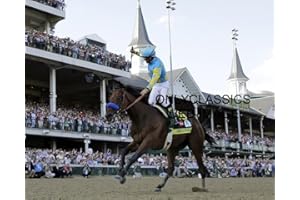 Schneider Electric 2015 Triple Crown Win American Pharaoh Belmont Stakes Horse Racing Photo Pharoah