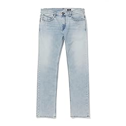 Volcom Men's Solver Denim Jean, Powder Blue