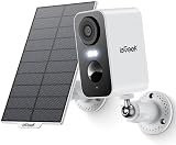 ieGeek 2K Solar Wireless Security Camera Outdoor Color Night Vision Battery CCTV