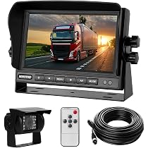 VSYSTO Achteruitrijcamera Set - 7 Inch Monitor Met Nachtzicht Voor Vrachtwagens