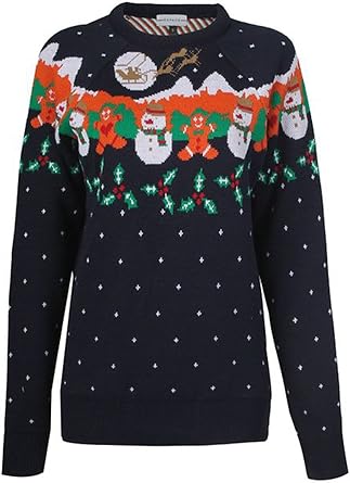 mens christmas jumpers navy