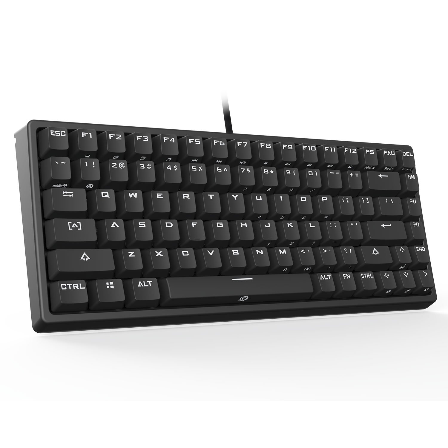 DREVO Mechanical Keyboard Black Switch, USB Wired Ten