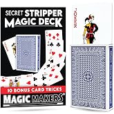 Secret Stripper Magic Deck Trick with 10 Bonus Card Tricks