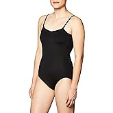 Capezio Women's Camisole Leotard With Adjustable Straps,Black,Large