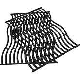 BBQ Future 17.75" Cooking Grates for All Napoleon Prestige PRO 500 Grills | Cast Iron Grill Waved Cooking Grids Replacement Parts for Napoleon, 2 Pack