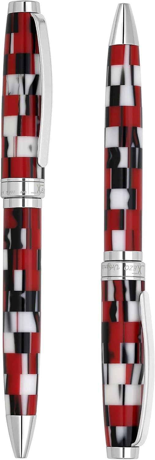 Xezo Urbanite II Ballpoint Pen, Medium Point. Sporty Red, Black - Image 5