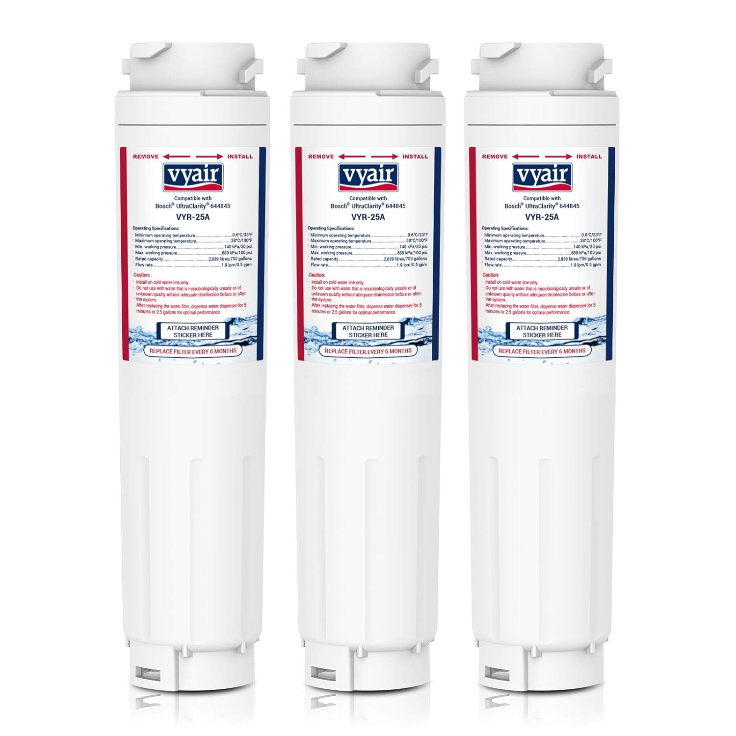 Vyair vyr-25 agua filtro para Haier 0060218743, RF-2800-13, RF ...