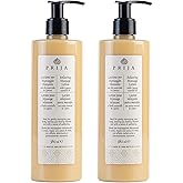 Prija Relaxing Massage Lotion with Aloe Vera and Cypress Oil, Refreshing and Moisturising Body Cream Leaves You Feeling Relaxed with a Sense of Wellbeing 2 x 380ml