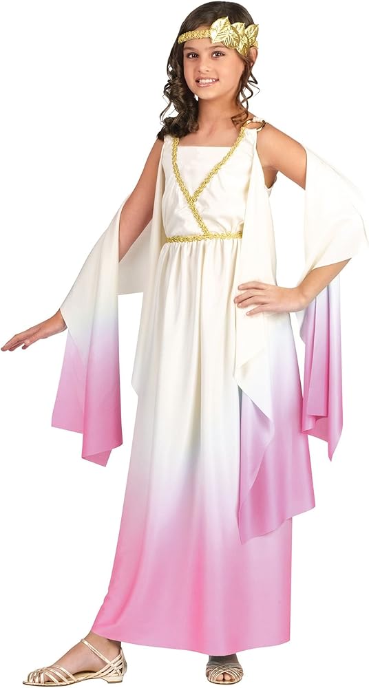 Amazon Com Fun World Children Athena Costume Multi Color Medium