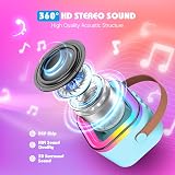 Dislocati Kids Microphone Karaoke Speaker 2 Mic Bluetooth 5.3 Lights view 3