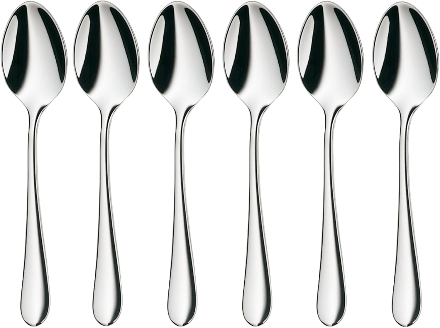 WMF Espresso Spoons Set of 6 Merit Cromargan Protect Steel Extremely