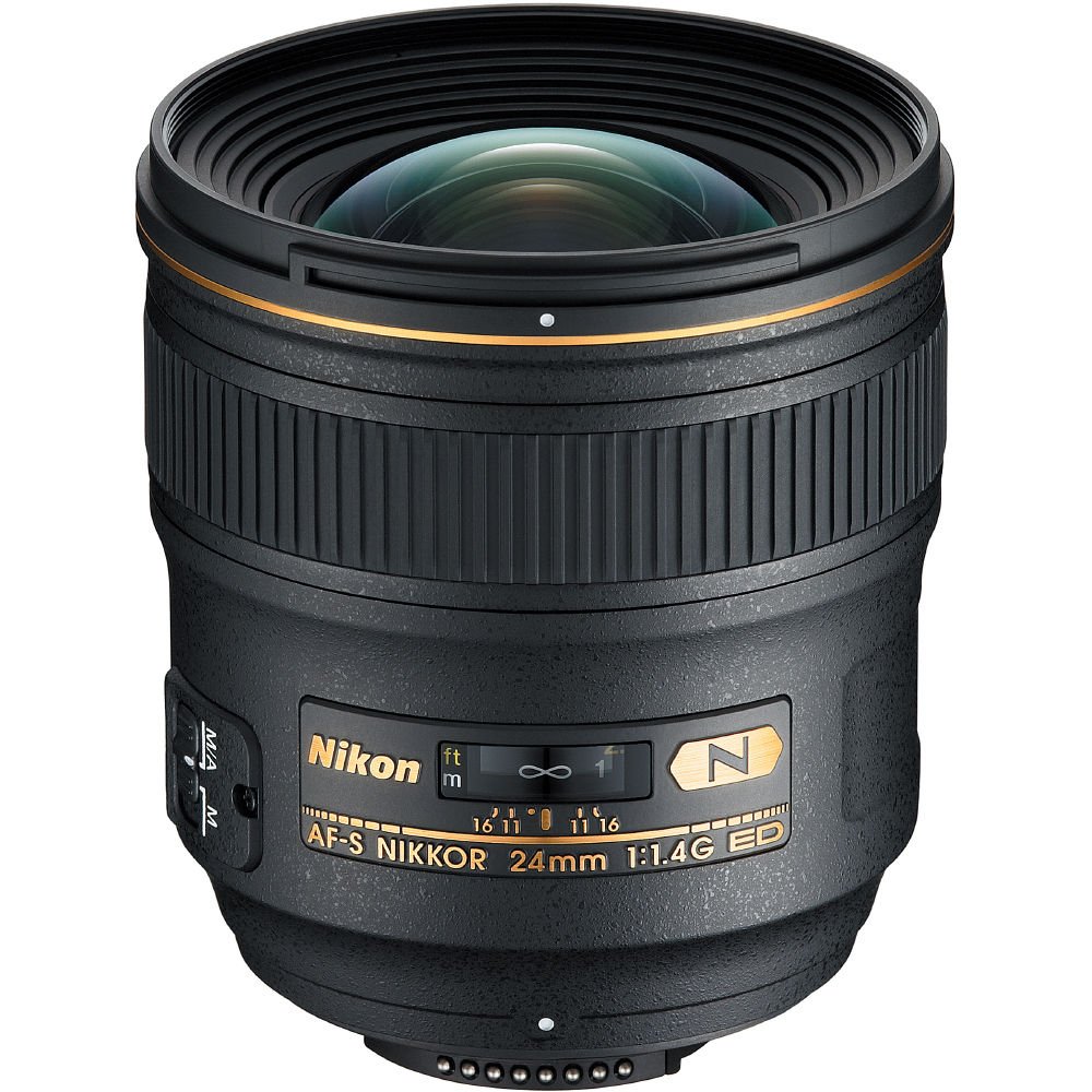Nikon AF-S FX NIKKOR 24 mm f/1.4G ED Lente de zoom fijo con enfoque automático para cámaras Nikon DSLR