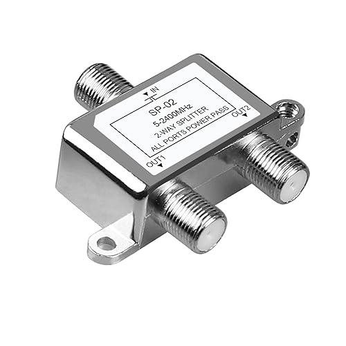 Way Coaxial Cable Splitter MoCA 5-2400MHz, NEWCARE RG6