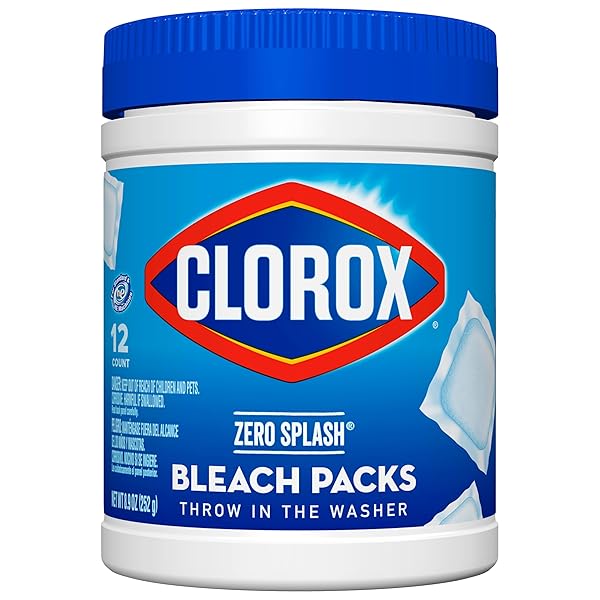 CLOROX CONTROL BLEACH PACKS REGULAR LAUNDRY PACKS, 12...