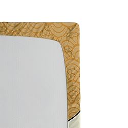 Ambesonne Japanese Wave 2 Pack Fitted Sheet, Foamy