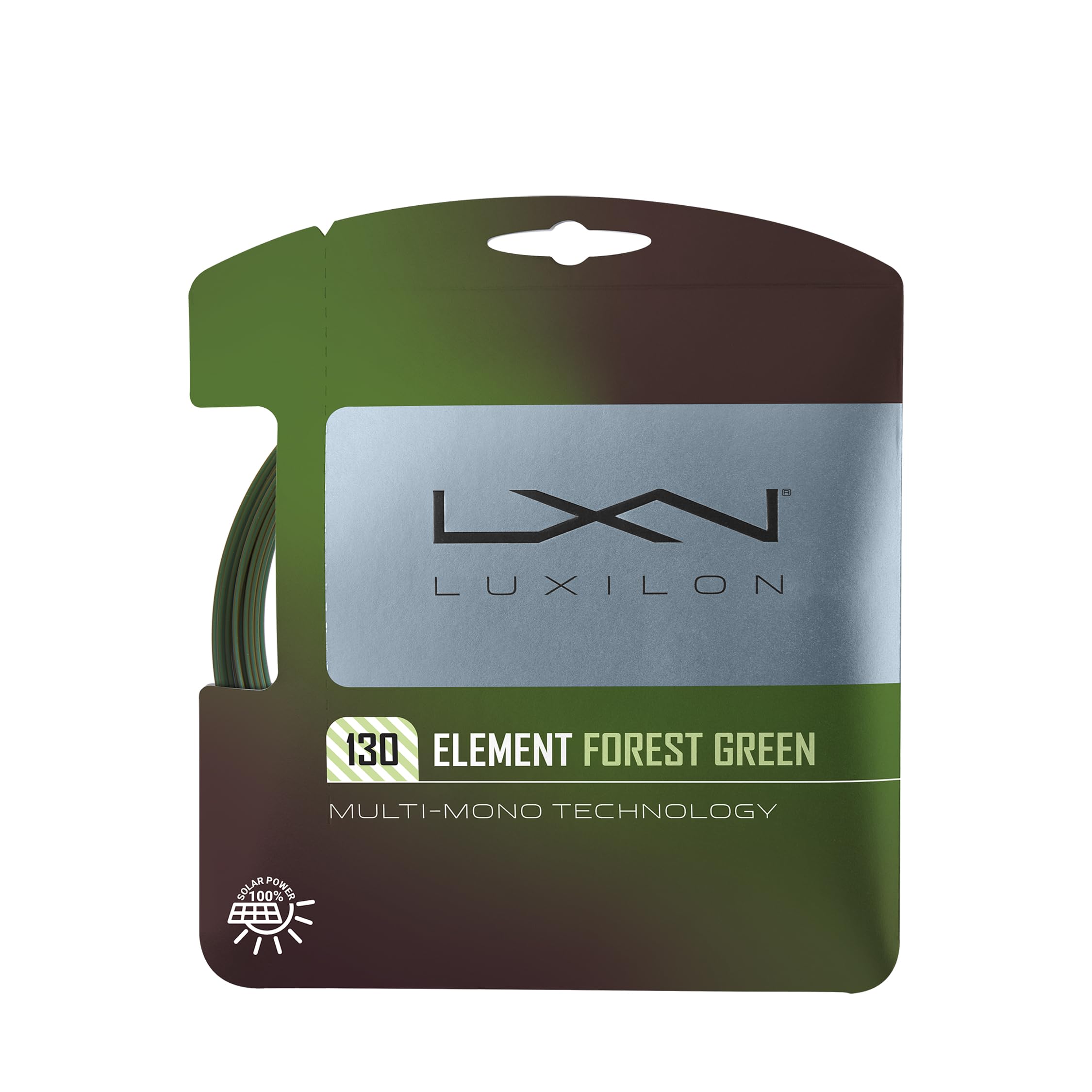 Wilson Luxilon Element Tennis String, 12,2 m, Forest Green, 1,30 mm,