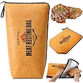 BBQ Blanket for Resting Meat, Smoked Grilled Bag for Brisket, Turkey, Pork Shoulder, Beef, Rest Ez Smoker Meat Resting Blanket Wide Mouth, Grilling Gift for Men, Dad, Husband