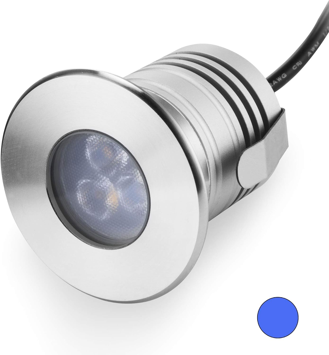 CNBRIGHTER LED Underwater Pool Lights, 3W,12V-24V DC