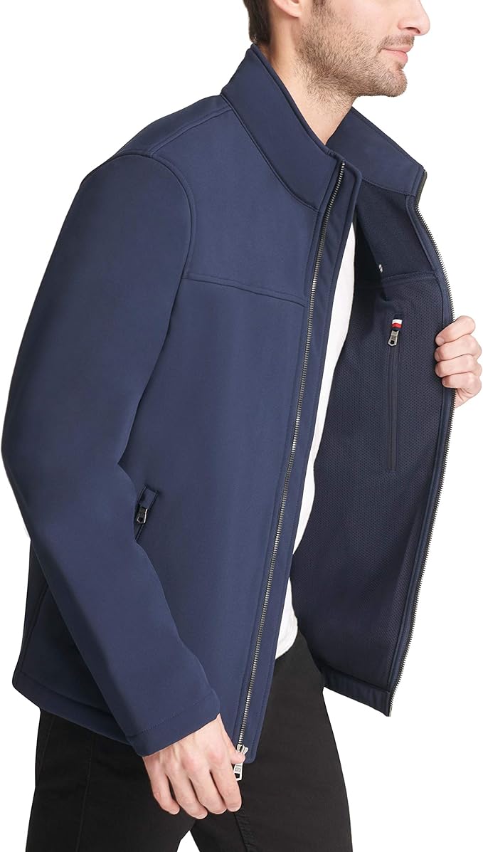 Tommy Hilfiger 汤米希尔费格 防泼水 男式软壳夹克外套 3.3折$49.99 海淘转运到手约￥394
