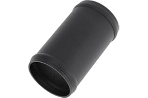 INFINAUTO 2.25" OD Straight 6064 Aluminum Alloy Tube Intercooler Pipe Surface Blasting Air Intake Connection Hose W/Double Be