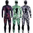 MYLEDI Neoprene 3mm Super Stretch Camouflage Fullsuit, Mens Freediving Snorkeling Swimming Spearfishing Wetsuit