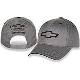 Heather Grey Chevrolet Bowtie Twill Hat with Adjustable Closure