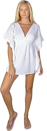 white cotton dress amazon
