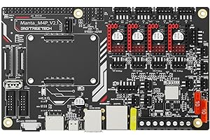 BIGTREETECH DIRECT BIGTREETECH Manta M4P V2.2 32Bit Control Board, Support 4 Axis TMC2209 Stepper Motor Driver Compatible CB1 V2.2/CB2/CM4 to Running Klipper Marlin for Ender 3, Voron V0 All FDM 3D Printer Upgrade