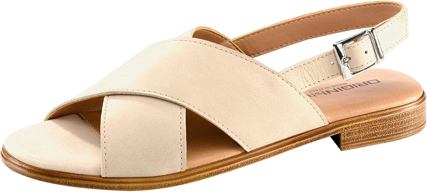 KLiNGEL Sandale mit schöner Kreuzbandage Altrosa: Amazon.de: Schuhe ...