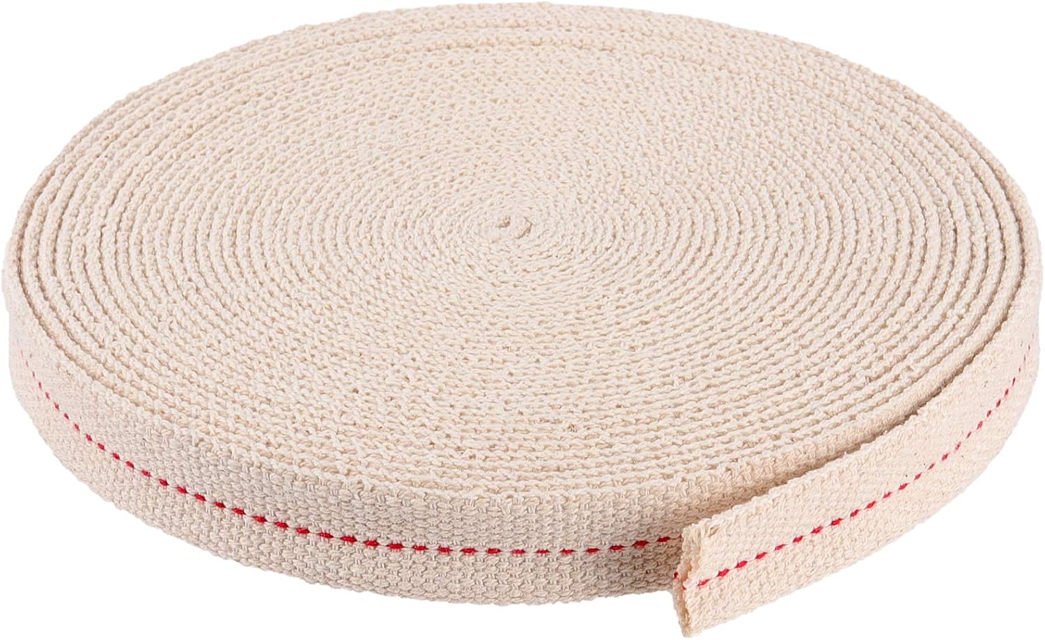 Oil Lamps & Accessories - HAKZEON 1 Inch 33 Feet Flat Cotton Wick,Cotton Oil Lamp Wick,Replacement Oil Lanterns Wicks for Oil Kerosene Lightings and Burners