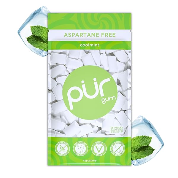 PUR GUM | ASPARTAME FREE CHEWING GUM |...