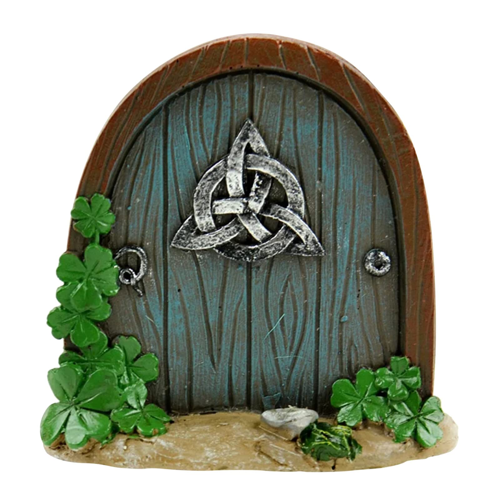 SETOFI Fairy Door, Wooden Fairy Doors for Garden Elf Door Miniature Yard Ornaments for Garden Yard Trees Style C
