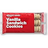 Amazon Saver, Vanilla Sandwich Cookies, 25 Ounce
