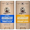 Dr. Squatch Natural Deodorant for Men – Odor-Squatching Men's Deodorant Aluminum Free - Fresh Falls + Summer Citrus (2.65 oz, 2 Pack)
