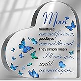 Sympathy Gifts for Loss of Loved One, Memorial Gifts for Loss of Mother, In Memory of Mom Plaque, Bereavement Condolences Grief Gifts, Funeral Remembrance Decor Ornament Sign