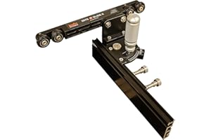 JessEm 06100 Miter Slide II for Router Tables – Precision Miter Slot Accessory for Woodworking – Dual Aluminum Tracks for Sleds, Jigs & Fixtures – Smooth Glide, Easy Installation, Durable Build