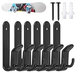 Rolitwils Snowboard Wall Mount Clips, Horizontal