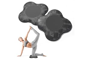 MBKHFLL 2 Packs Yoga Knee & Elbow Cushions - Extra Thick Foam for Knees, Elbows, Wrists, Hands & Head - Pilates & Kneeling Pads - Support Foam Pads for Women & Men