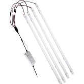 Magnetic Mount 4FT LED Retrofit Kit,72W,150LM/W,3500K, Quick Easy Install