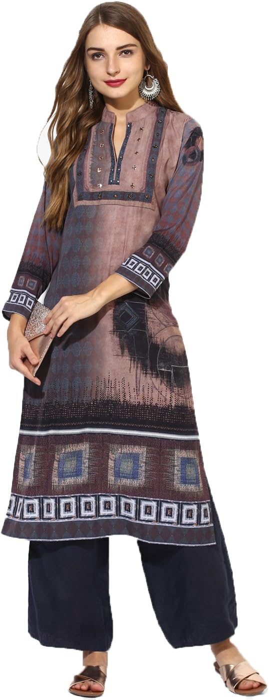 Lagi Kurtis Ethnic Women Kurta Kurti Tunic Digital Print Top Dress Casual Wear New Launch