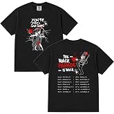 Vintage Rock Tour Graphic Tee Double Sided Soft Cotton Concert Shirt Unisex | Soft Heavyweight Cotton, Crack-Resistant Print, True-To-Size Unisex Fit