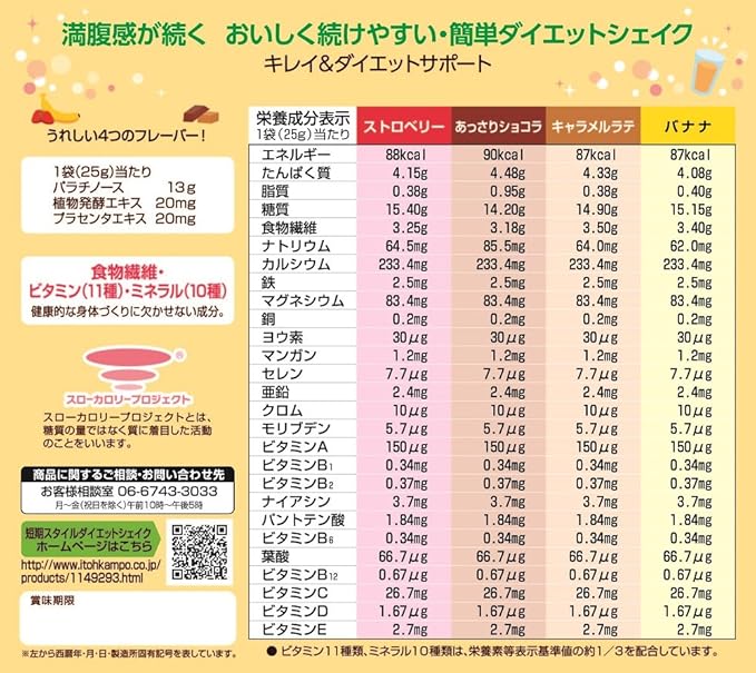 Amazon Co Jp 井藤漢方製薬 短期スタイル ダイエットシェイク 10食分 25gx10袋 ビューティー
