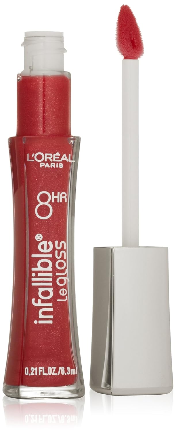 L'Oréal Paris Infallible 8 HR Pro Gloss, Cherry Flash, 0.21 fl. oz.