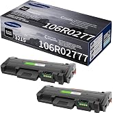 106R02777 3215 Toner Cartridge Replacement Compatible for Xerox 3215 106R02777 Black Toner Cartridge WorkCentre 3215 3215NI 3225 3225DNI Phaser 3260 3260DI 3260DNI 3052 Ink Cartridge (2PCS)