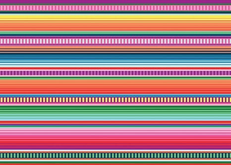 Lywygg 7x5ft Color Fiesta Backdrops Theme Party Stripes Backdrop