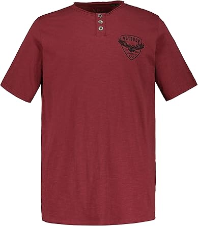 dark red henley