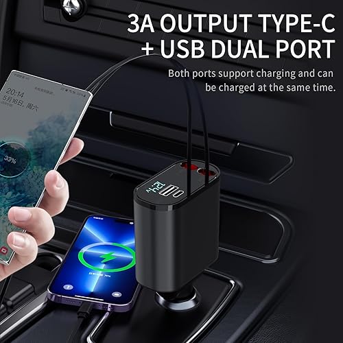 Car Charger Pixel Fast Charging Dual Coil Wireless Car Charger For