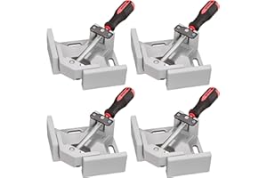 Spurtar 4pcs Corner Clamps for Woodworking with Adjustable Swing Jaw 90 Degree Clamp for Woodworking Photo Framing Welding Me