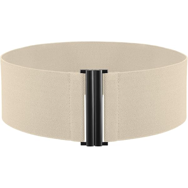 Amazon.com: Black Elastic Waist Belt with Gold Seashells  display picture 3