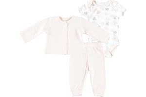 Chick Pea Baby Clothes Onesie Pant Jacket Layette Set for Newborn Girl, Boy or Unisex